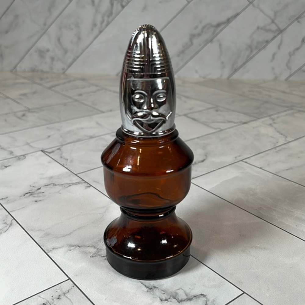 Vintage Retro Avon Decanter The Bishop Chess Piece Avon protein Hair Lotion
